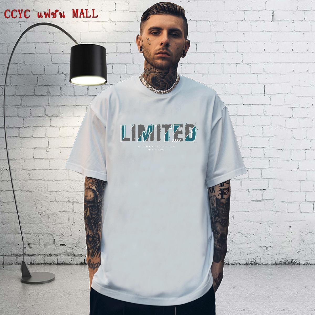 Loose Men Tops Tees Outdoor 230g Cotton Oversized Short Sleeve O-Neck letter T-Shirts for Men Fashion Polos