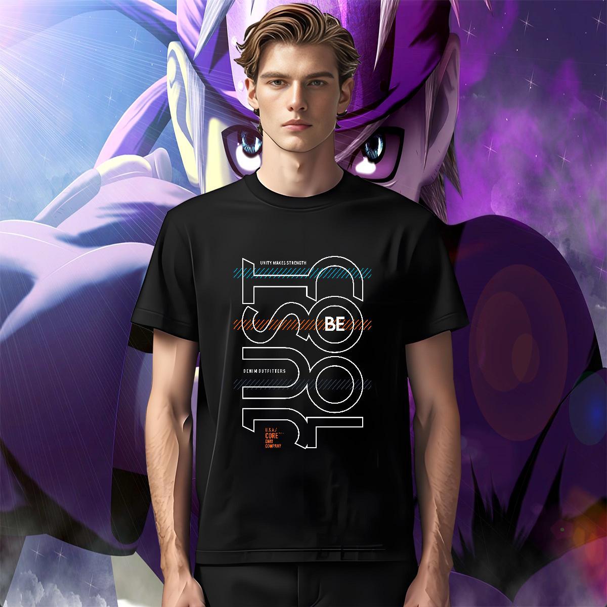 Brand number Mens T Shirts Daily Wear Men Tops Tees 230g Pure Cotton Classic Casual Breathable Short Sleeve Black Oversized Top Tees