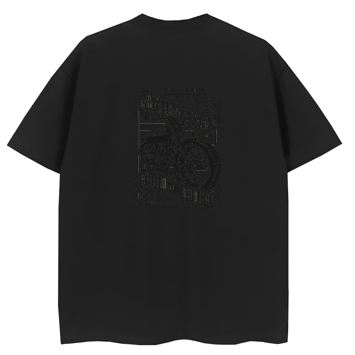 Stylist Woman T Shirts 230g 100% Cotton Breathable Sports Street Wear Motorcycle Lady T shirt Popular Anime Polos