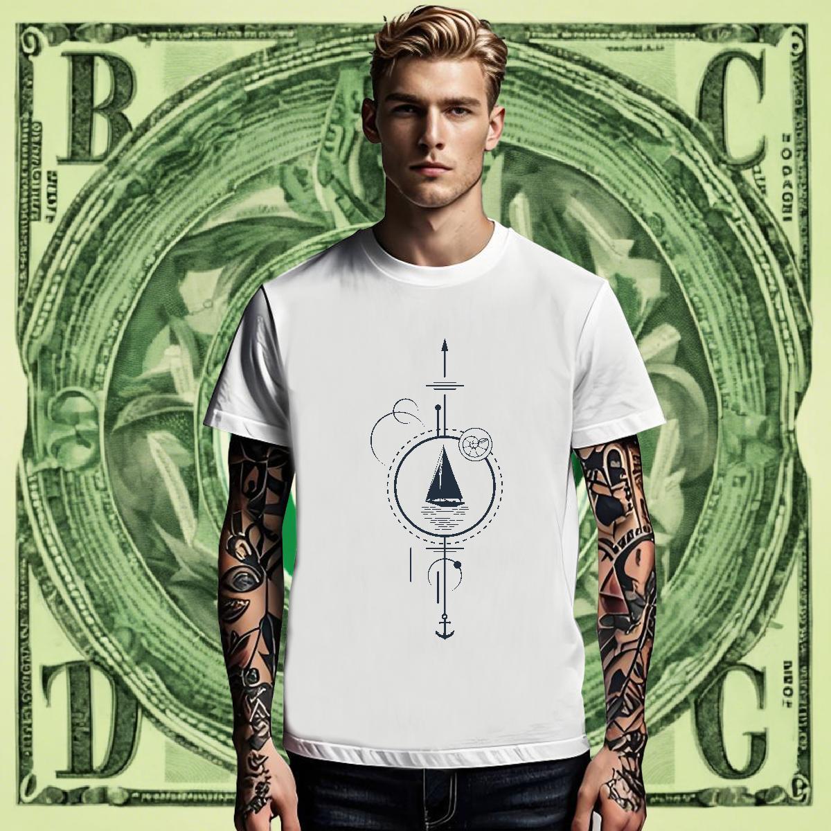 Wholesale Men Tops Tees Outdoor 230g Pure Cotton Oversized O-Neck Short Sleeve black and white T Shirts Men New Designer Tee Shirt