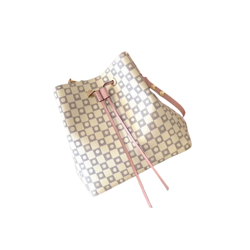 Neonoe Bucket Drawstring Designer M44020 M45256 Womens Mens Clutch Bags Cross Body Shoulder Travel Totes 2 Sizes with Strap Purse Hand Bag A22160