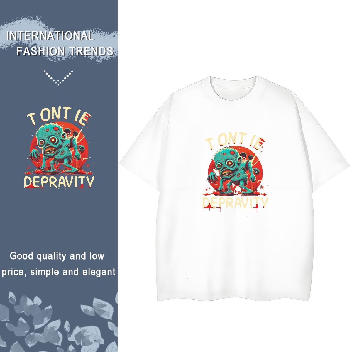 Brand T Shirts Women 230g 100% Cotton Breathable Short Sleeve Home Outdoor skull Women Tshirts Free Shipping Custom Print Plus Size Wear