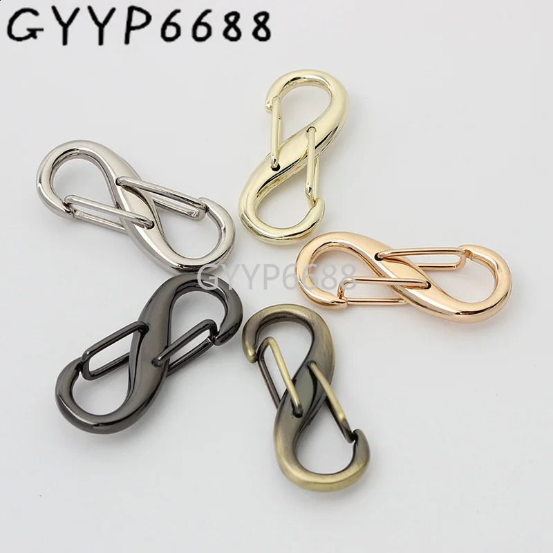 10-30-100 pieces of 5-color 37 * 15mm S-shaped double headed snap hooks suitable for adjusting fastening accessories for womens leather bags 240821