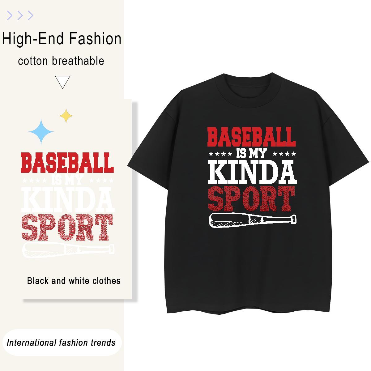 Nice Woman Tshirt 230g 100% Cotton baseball Daily Wear Womens T Shirts Crew Neck Skull Tops Tees