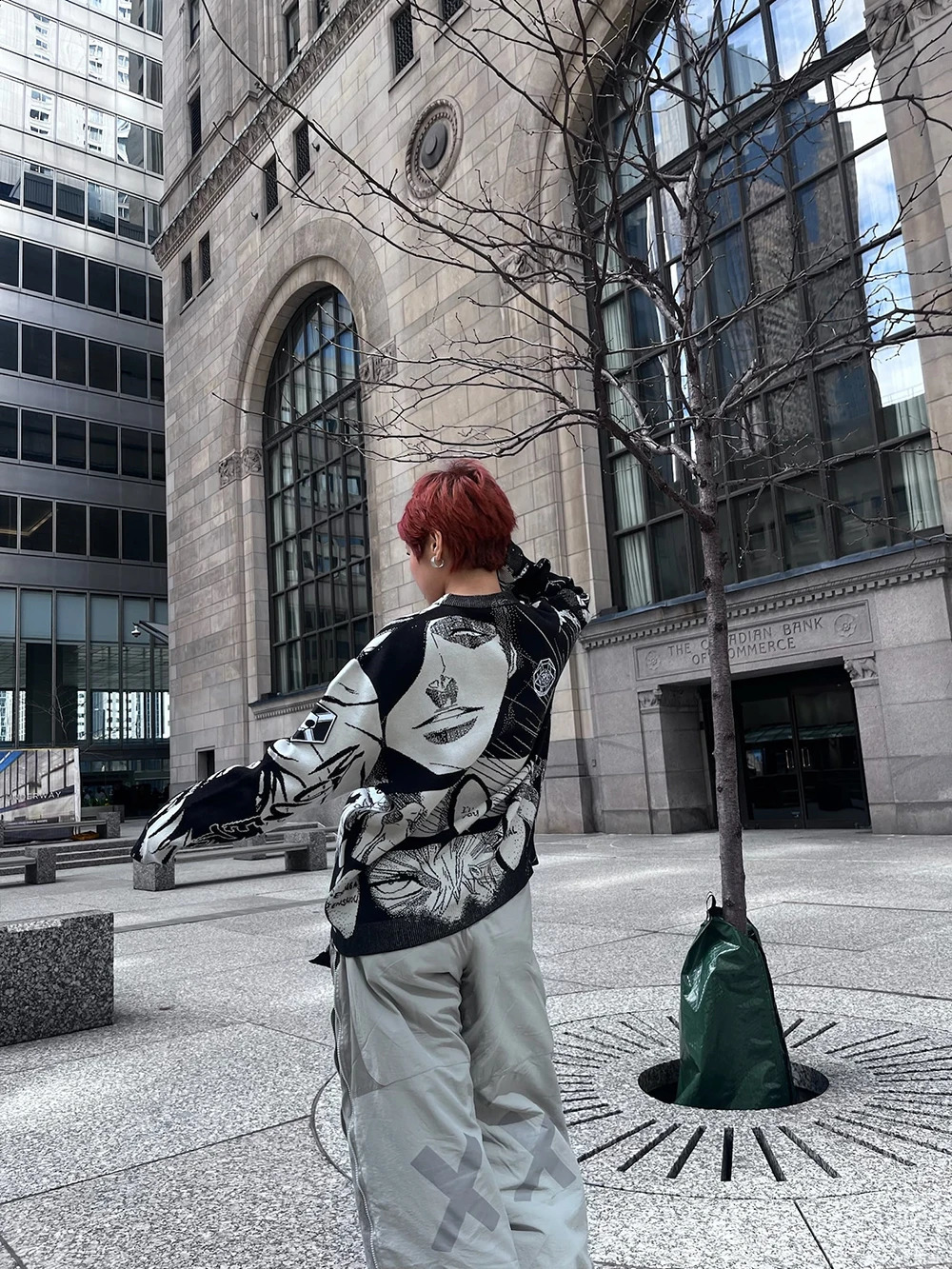 2000S Mens Anime Printed Y2K Hoodie Sweatshirt Harajuku Pattern Street Long Sleeve Hoodie 240821