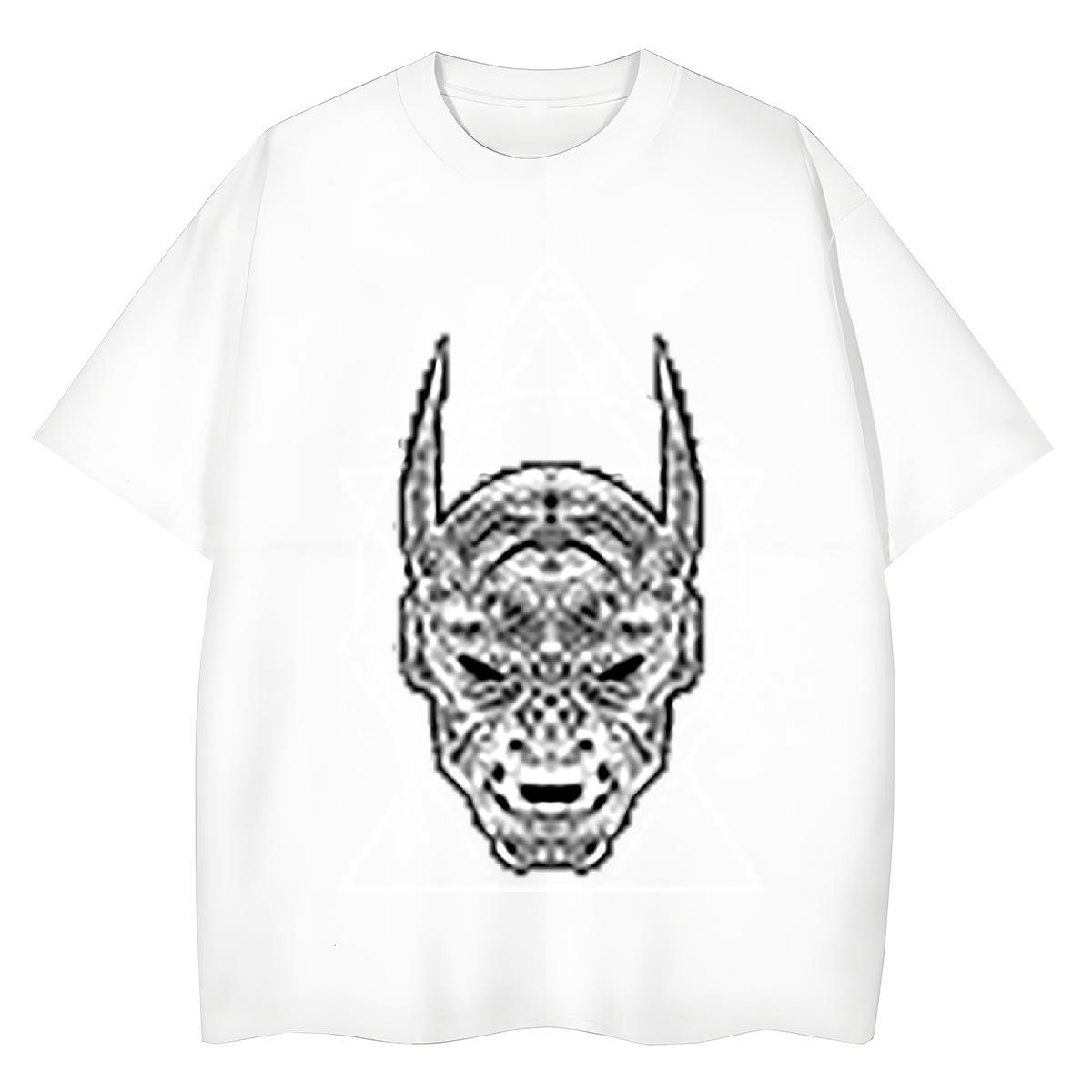 Comfortable Couples T Shirts 100% Cotton 230g painting Casual Sport T-Shirts Breathable Anime Oversized Tees Shirts