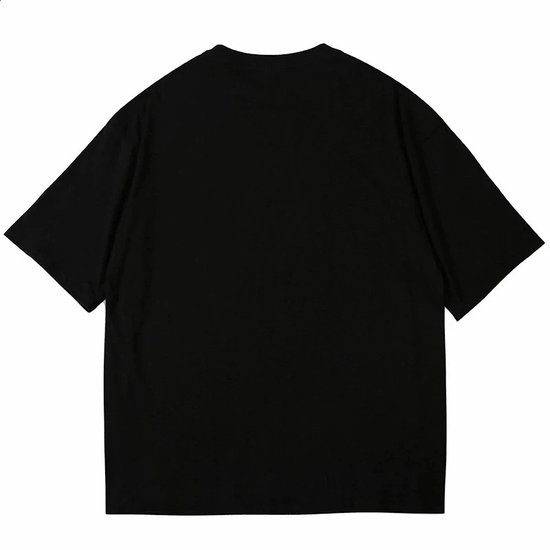 Oversized mens hiphop streetwear Tshirt with eye print Harajuku Y2K cotton casual shirt summer short sleeved top 240822
