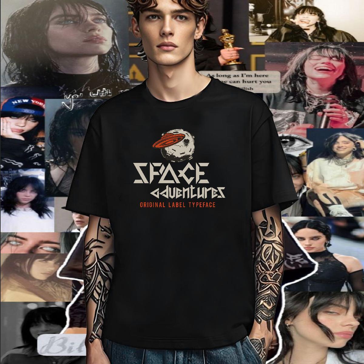 Loose Fit T-Shirts for Men 230g Pure Cotton ET Spring Summer Custom Big Size Breathable Crew Neck Tshirt for Man Woman 2024 Clothings
