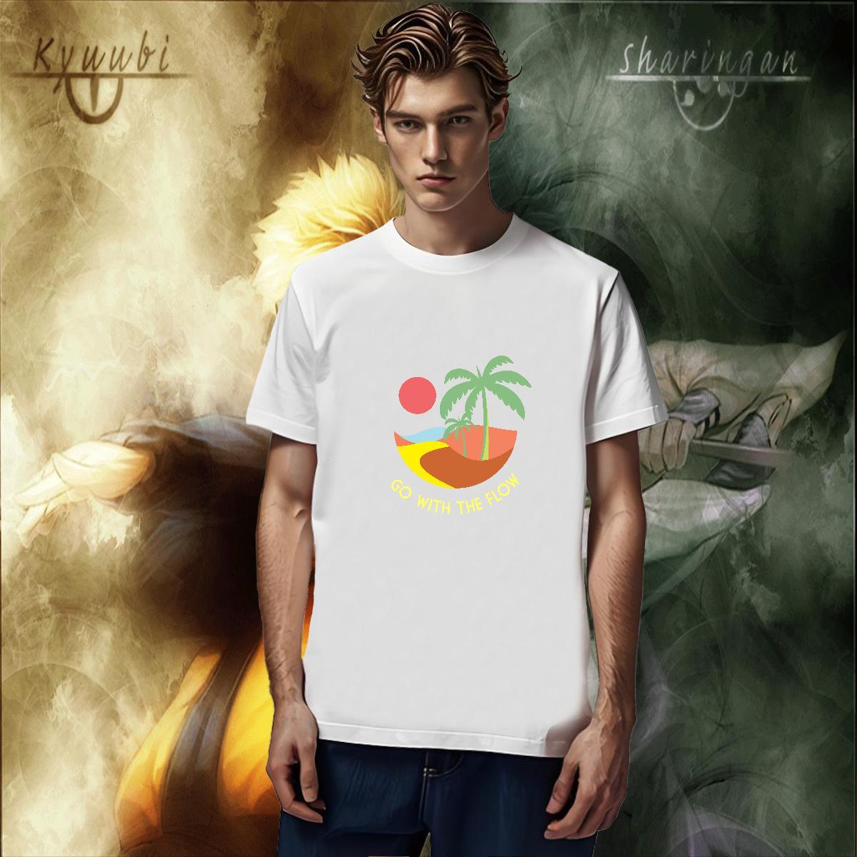 Designer Men Tees Home Outdoor 230g Pure Cotton Skull O Neck Short Sleeves beach T Shirt For Man Custom Top Tees