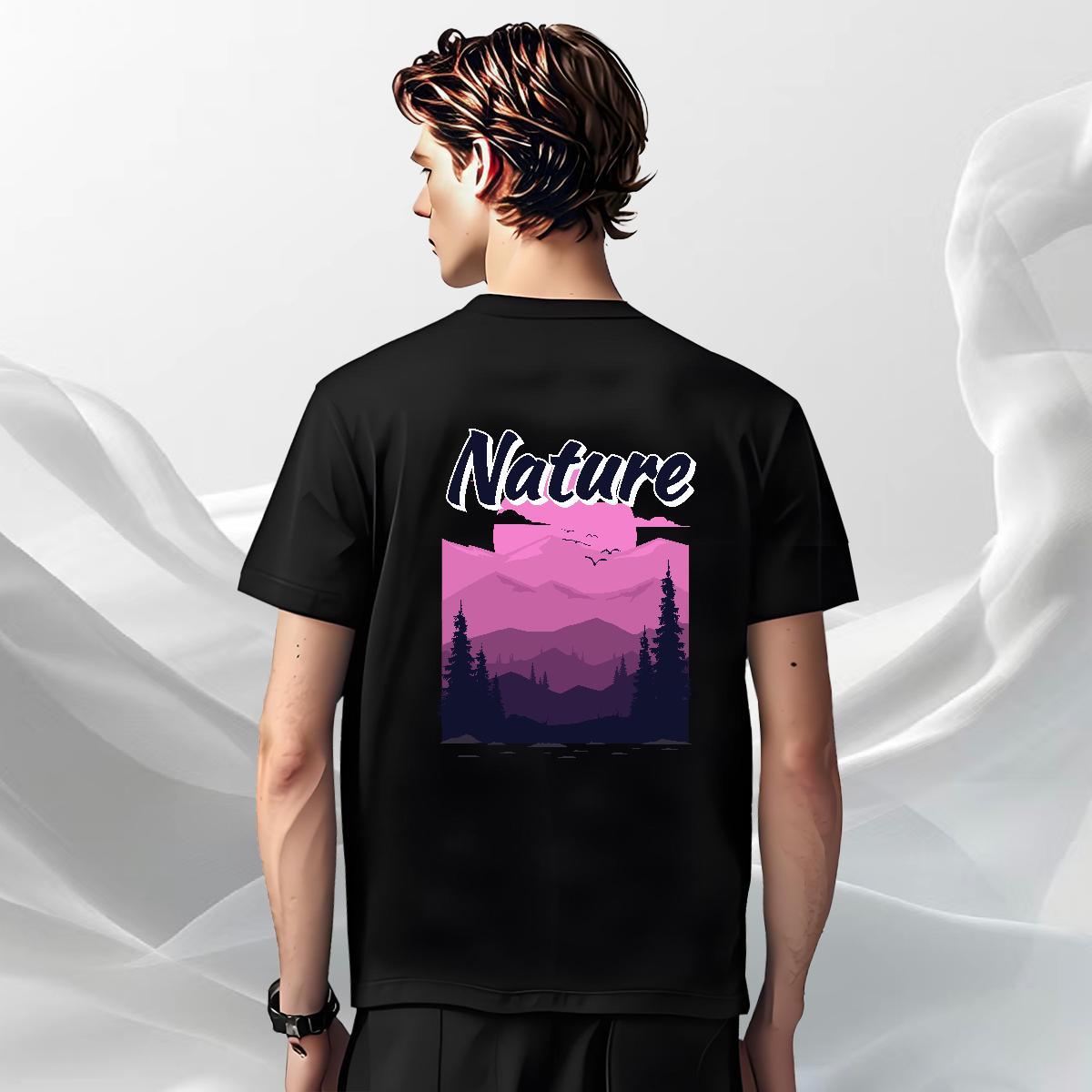 Popular Tshirt for Man Woman Casual 230g Pure Cotton Customized Print Breathable sky T Shirts Men 2024 Designer Tops Tees