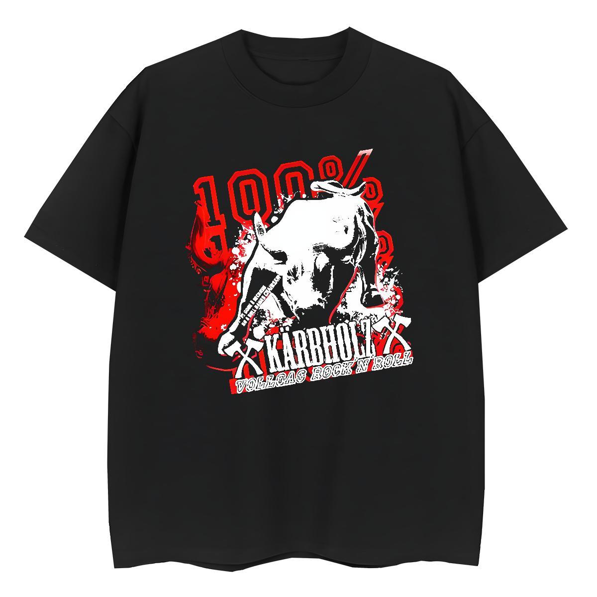 2024 Summer blood Men Tops Tees 100% Cotton 230g T Shirt For Man Custom Print Oversized Street Crew Neck Breathable Cool Design Tee Shirt