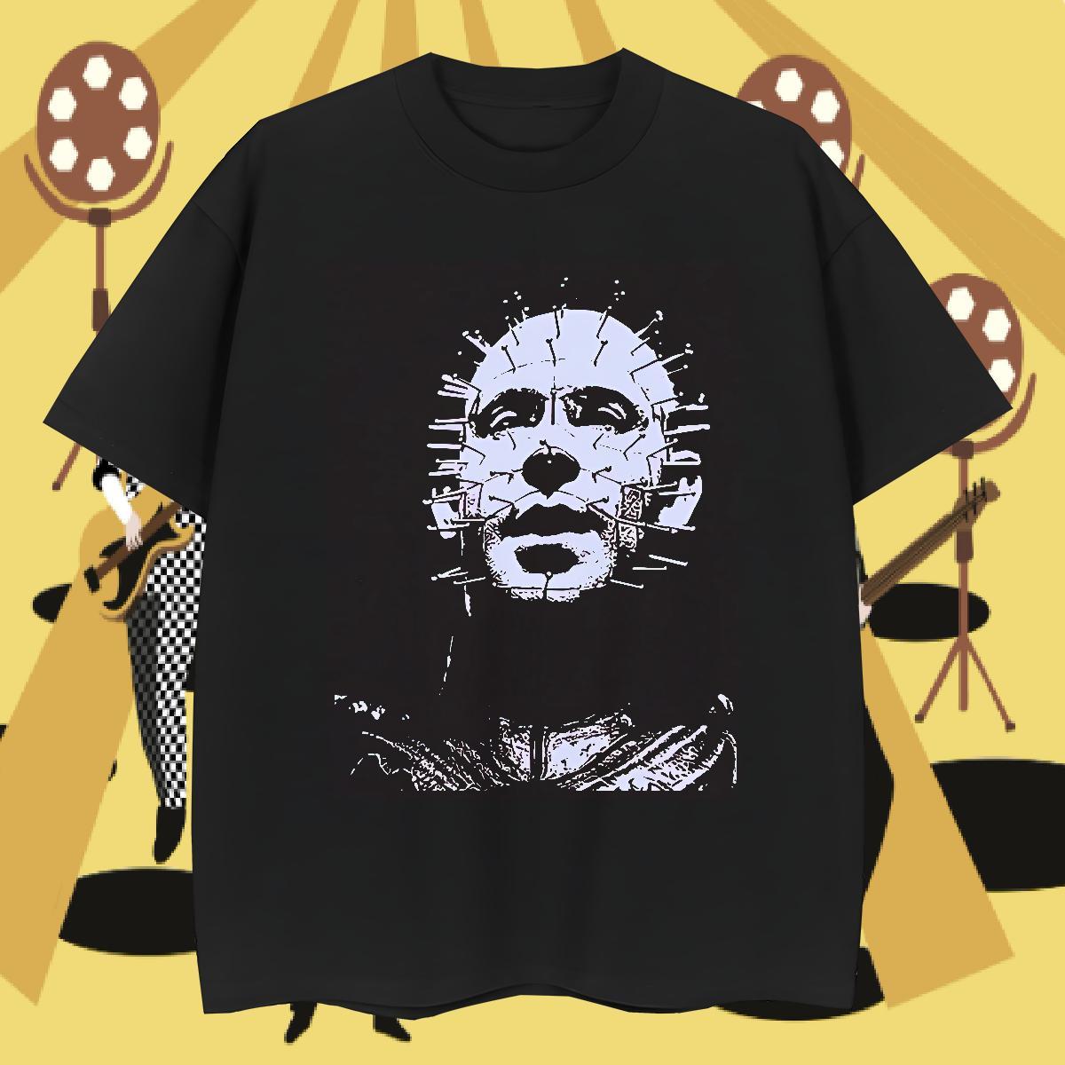 Classic Casual skull Tshirt for Man Woman 100% Cotton 230g T-Shirts for Men Graphic Hip Hop Crew Neck Breathable Unisex Tops Tees