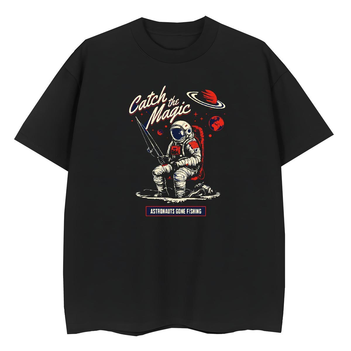Loose Women Tees 230g 100% Cotton universe Hip Hop Street Womens T Shirts Comfortable DIY Anime Printed Tops Shirt