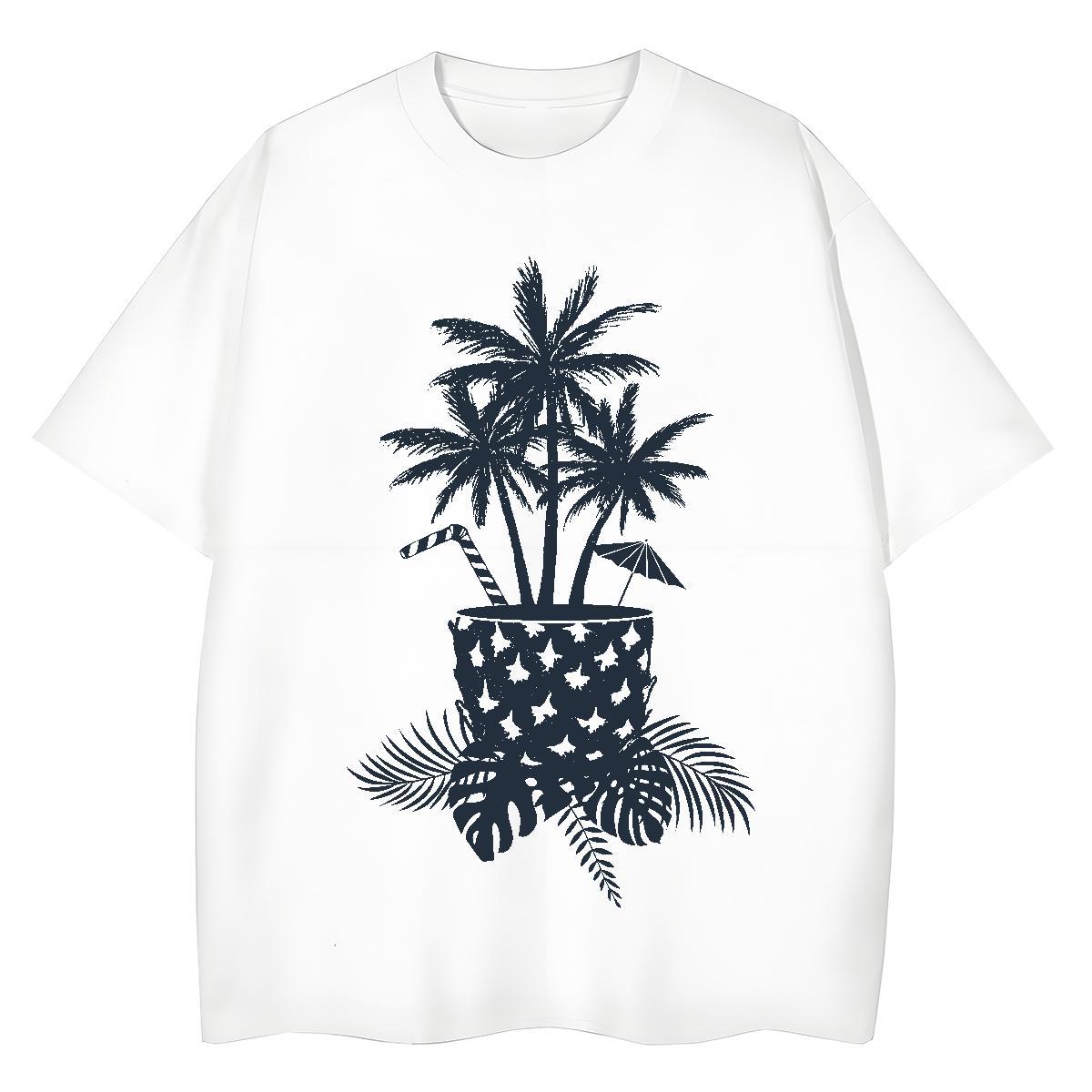 Soft Tshirt for Man Woman Street 230g Cotton Custom Print Plus Size Short Sleeve O-Neck tree Men T Shirts Classic Casual Tops