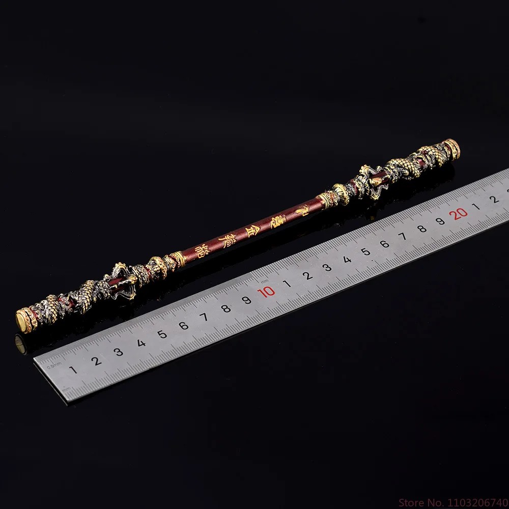 Black Myth: WuKong Sun Wukong Monkey King Bar Game Anime 22cm Metal Swords Katana Model Ornament Crafts Gifts Toys