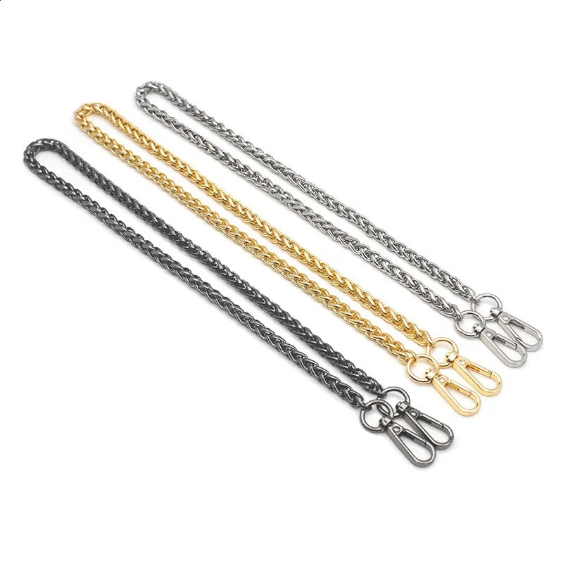 316L stainless steel solid metal keel chain bag chain bandage accessory handle IP plated gold and silver black Kpop DIY 240821