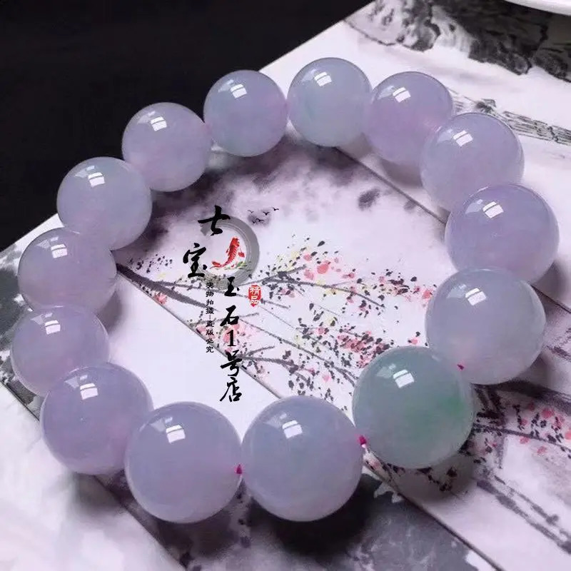 Purple Jade Bracelet Women Fine Jewelry Genuine Natural Myanmar Jadeite High Ice Grade A Burma Jades Bangle Bracelets Violets 240813