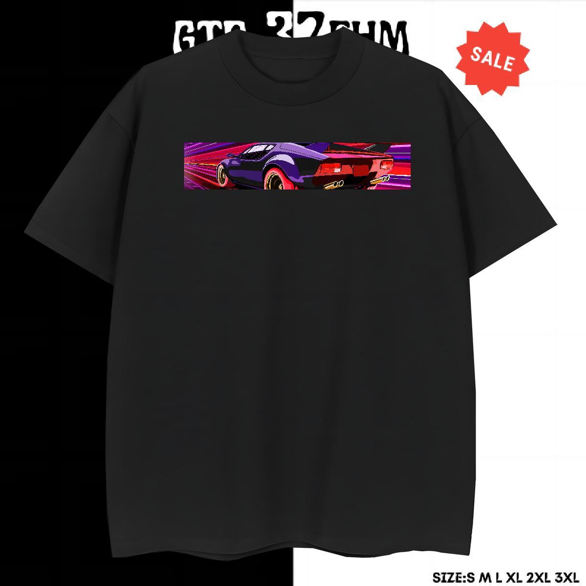 Loose Men Tops Tees Sport 230g 100% Cotton Graphic Crew Neck Breathable car Men T Shirts Casual New Tees Shirts
