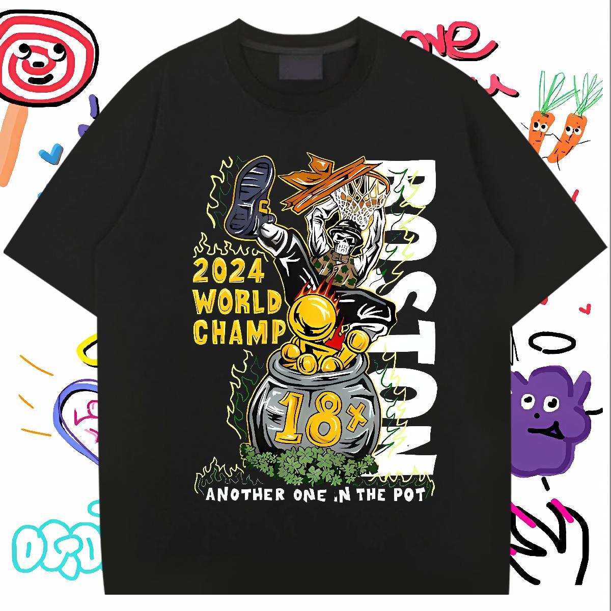 Loose skull Man T Shirts Spring Summer Mens Tshirts 100% Cotton 230g Classic Casual Breathable Short Sleeve DIY Printed Tees Shirts