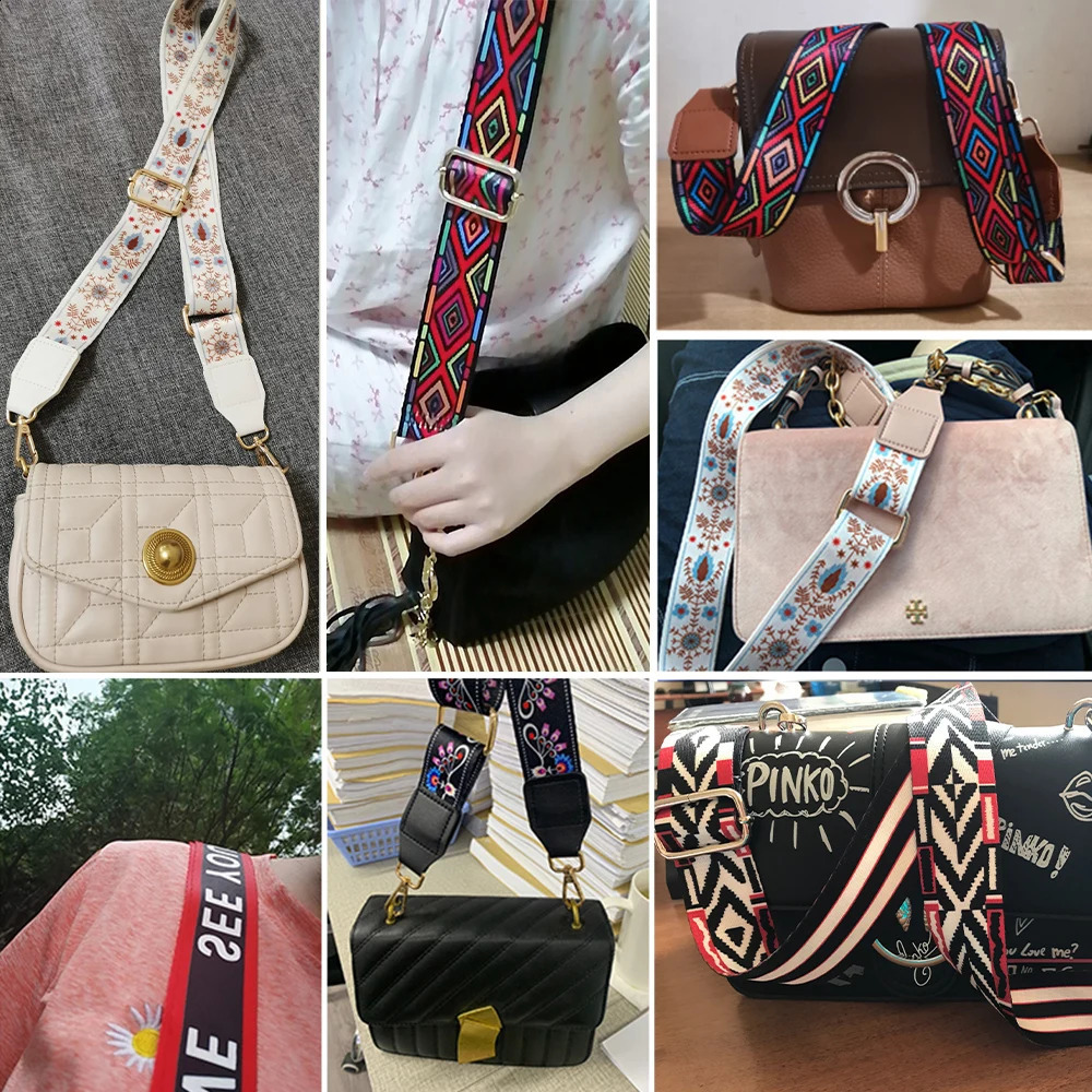 Shoulder Bags Crossbody canvas bag Waist bag parts adjustable handbag straps accessories Fashion Replaceable Nylon strap 240821