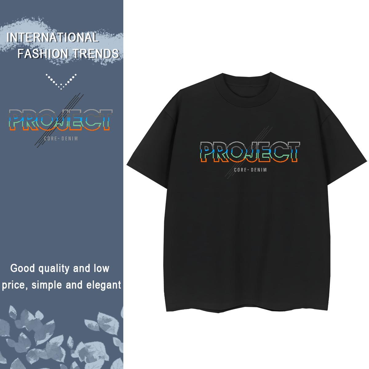 Nice Womens Tshirts 230g 100% Cotton letter Home Outdoor Women T Shirts Breathable Crew Neck Customized Wear