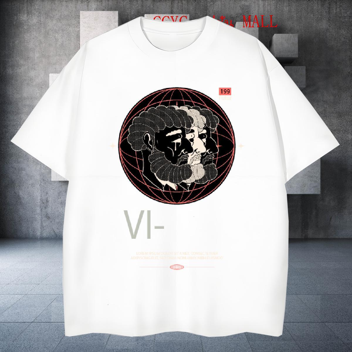 Brand star T Shirts Men Hip Hop Mens Tshirts 230g Pure Cotton Casual New Crew Neck Breathable Custom Big Size Wear