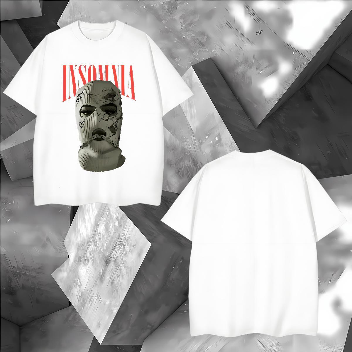 Cool Design Masked man T Shirts Men Hip Hop Street Men Tshirts 230g Pure Cotton Custom Round Neck Short Sleeve Custom Big Size Polos