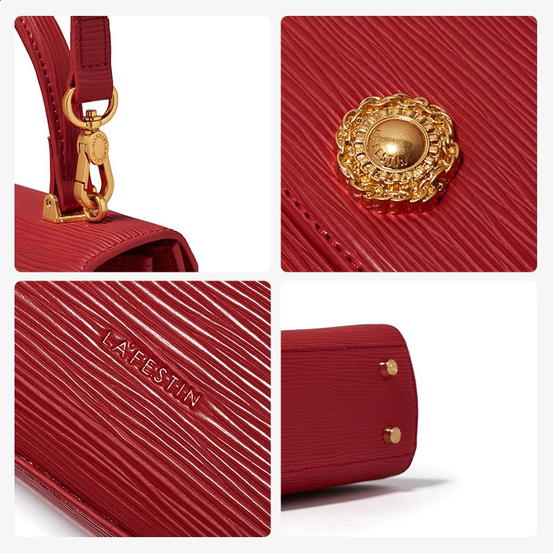 LA FESTIN ner Original Handbag Women Trendy Shoulder Messenger Fashion Retro Bag Female 240821