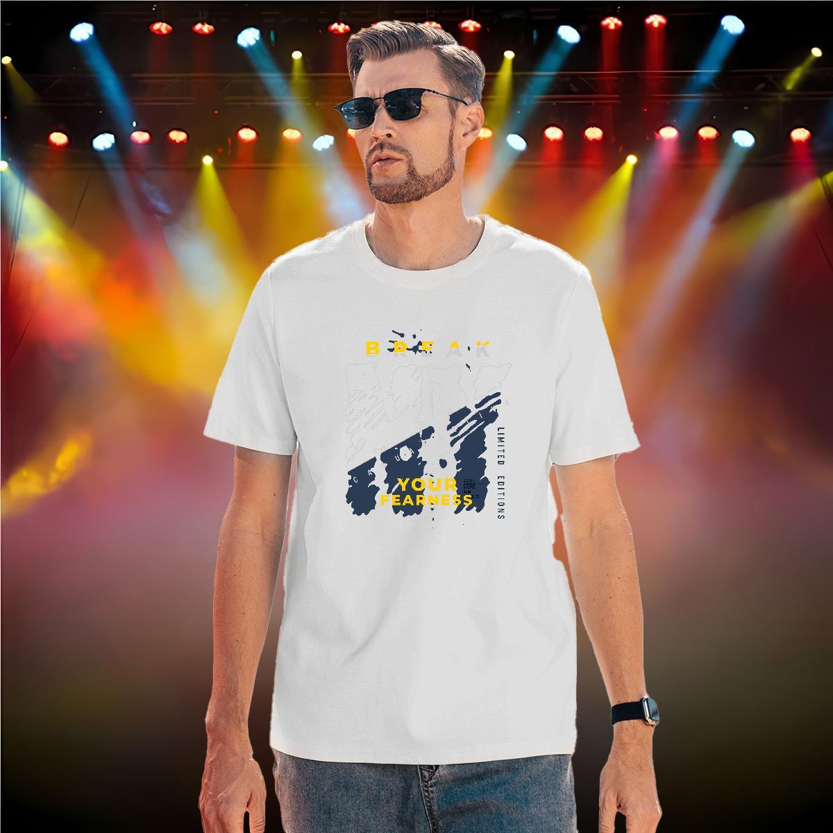 Brand Street wear Hip Hop Tshirt for Man Woman gun Breathable Short Sleeve 230g Cotton T-Shirts for Men Designer Cartoon Print Tees Shirts