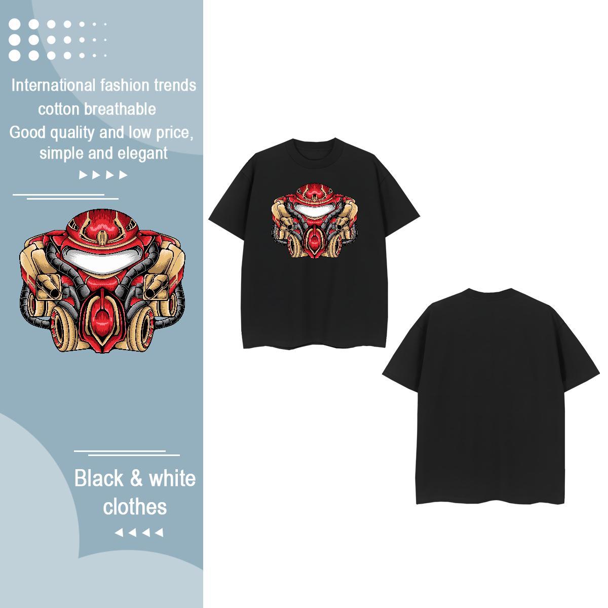Classic T Shirt For Woman Breathable Soft 230g 100% Cotton Women Tees Customized Print ET Hip Hop Street Popular Wear