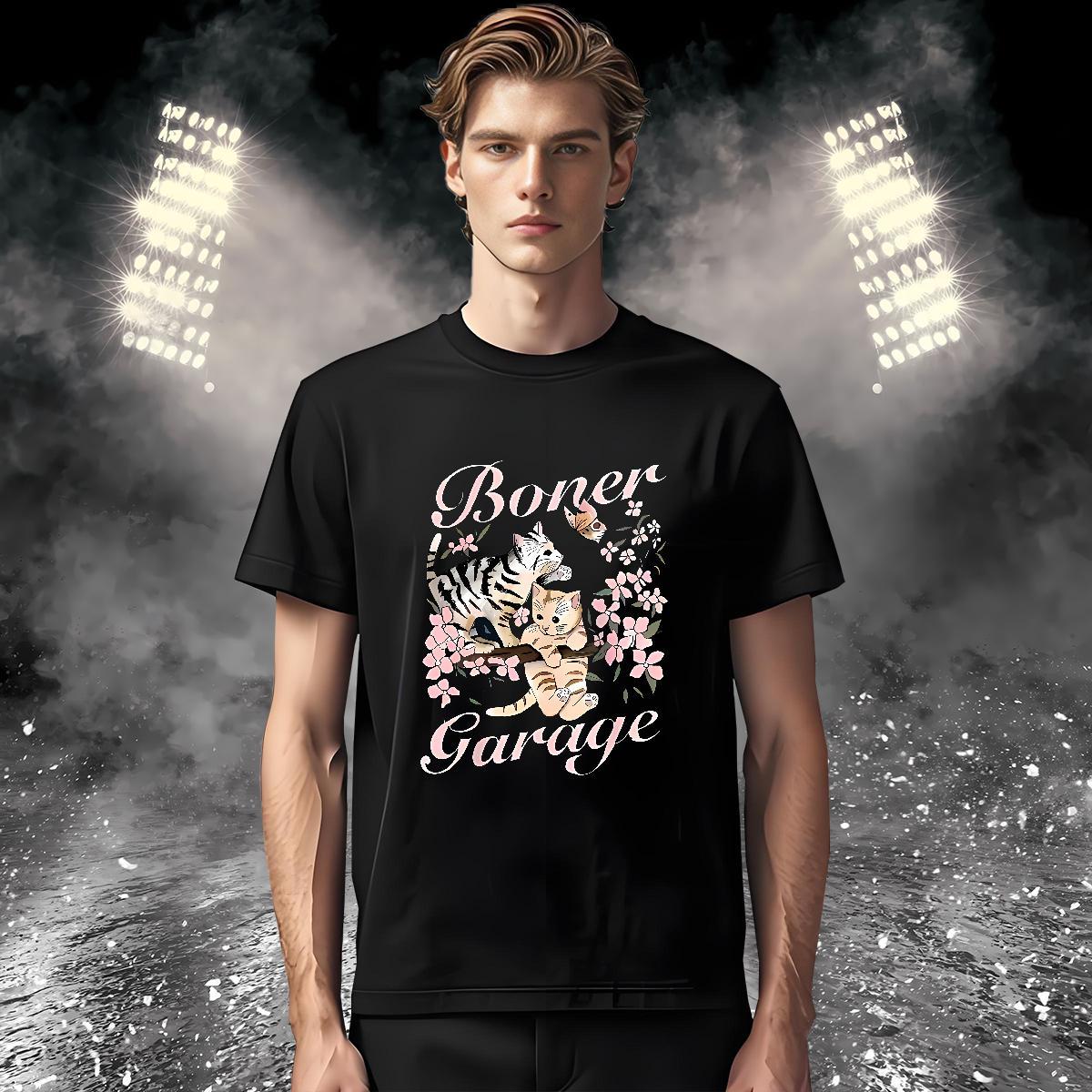 Cool flower T Shirt For Man Sports Casual Tshirt for Man Woman 230g Pure Cotton Fashion Design Breathable Crew Neck Skull Tops Tees