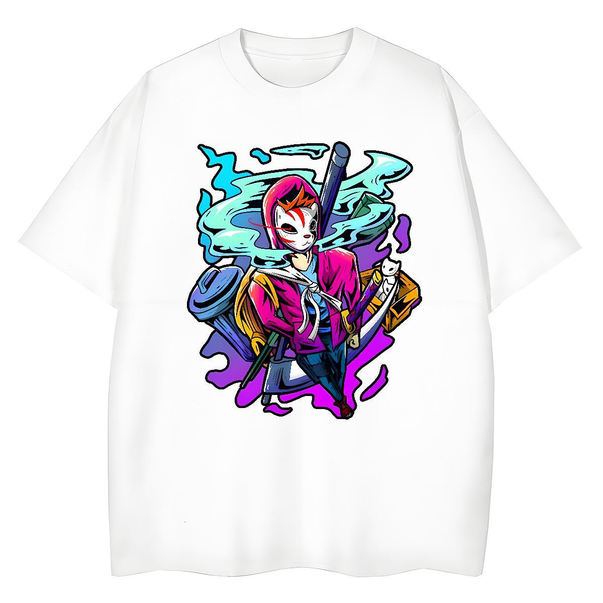 Popular Womens Tshirts 230g Cotton cartoon Home Outdoor Womens T Shirts Comfortable Custom Print Plus Size Top Tees
