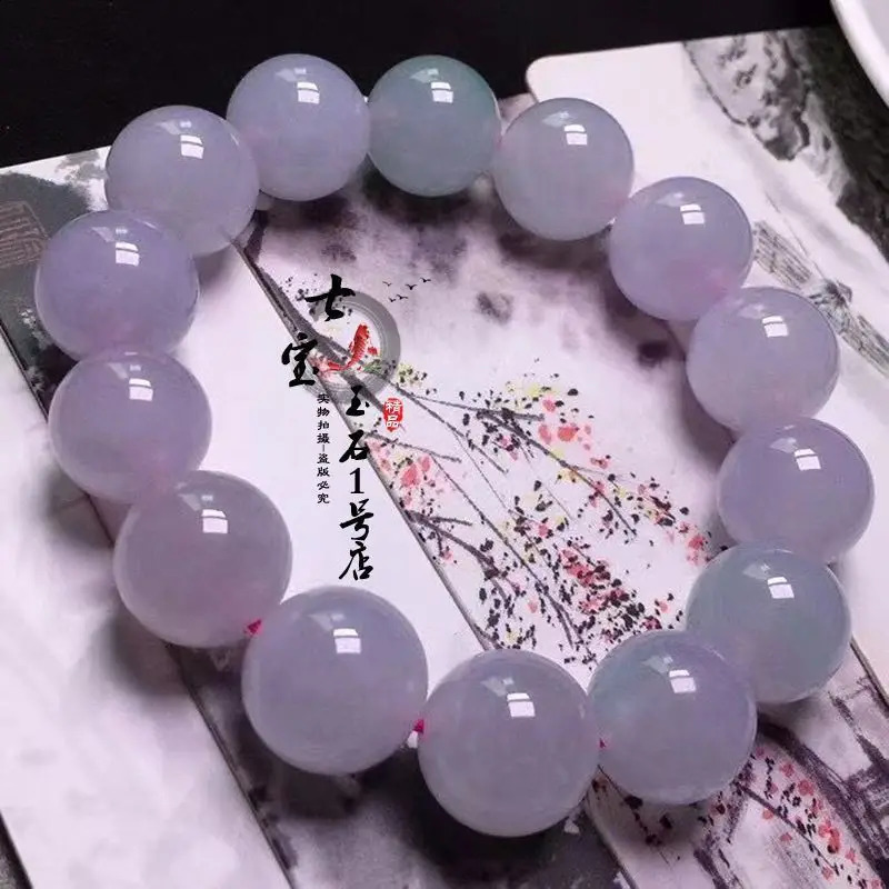 Purple Jade Bracelet Women Fine Jewelry Genuine Natural Myanmar Jadeite High Ice Grade A Burma Jades Bangle Bracelets Violets 240813