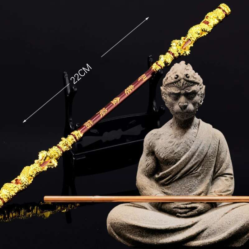 Black Myth Mythical Ornament Game Peripheral Handmade Submerged Bathtub Scenery Golden Hoop Stick Sun Wukong Pen Stand