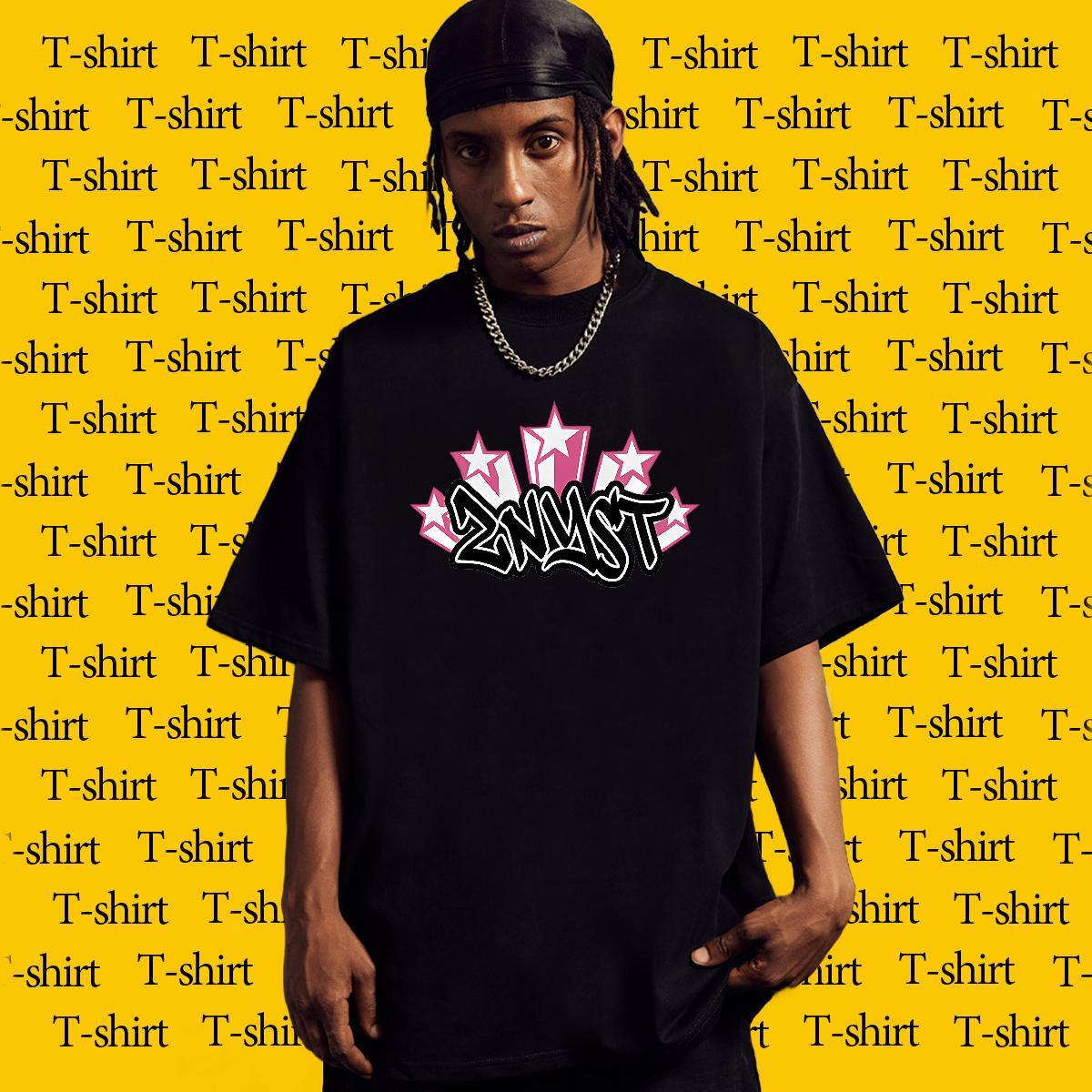 Classic Mens Tshirts Spring Summer 230g Cotton Graphic Crew Neck letter Mens T Shirts Fashion Tees