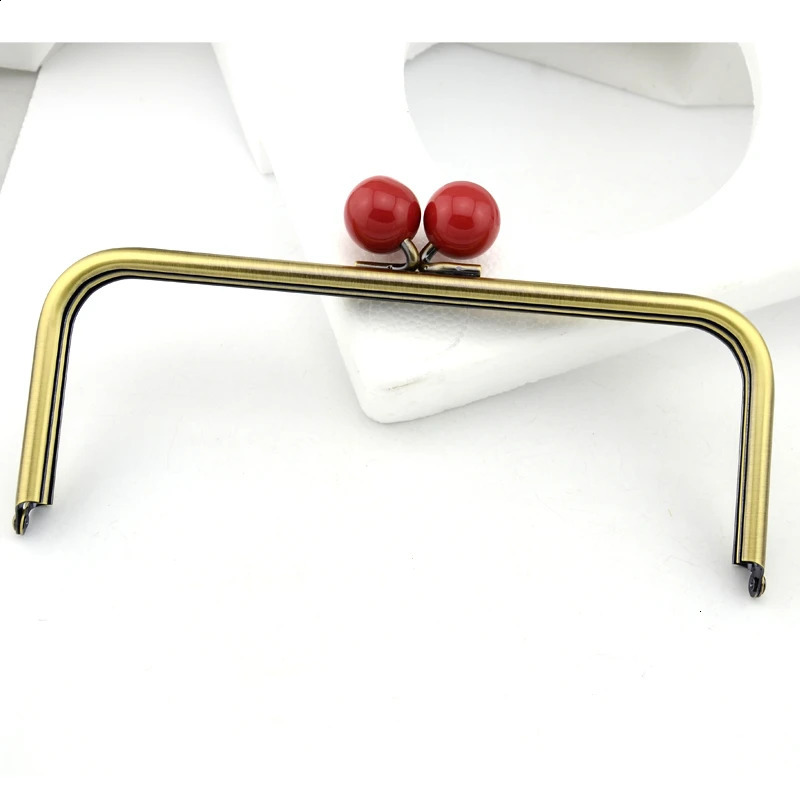 22cm Retro Ball Buckle DIY Handbag Accessories Kissing Lock Wallet Frame Handbag Bag Frame Supplier Bronze 240821