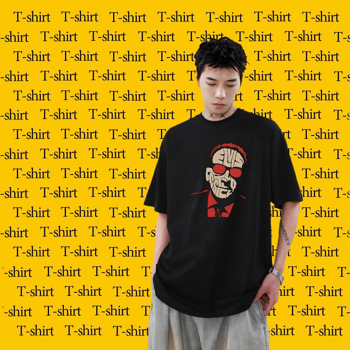 Custom Casual Daily Wear Men Tshirts scary Short Sleeve Soft 100% Cotton 230g T Shirts Men Unisex Custom Print Plus Size Top Tees