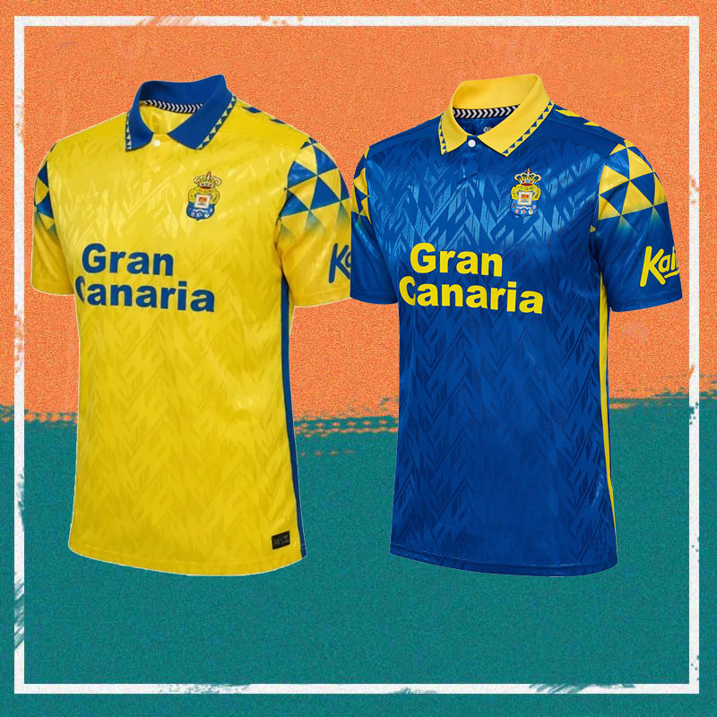 24/25 Las Palmas Soccer Jerseys 2024 Home 21 JONATHAN VIERA 10 ARAUJO 11 CASTRO soccer shirts 27 RODRYGO Short sleeved football uniform