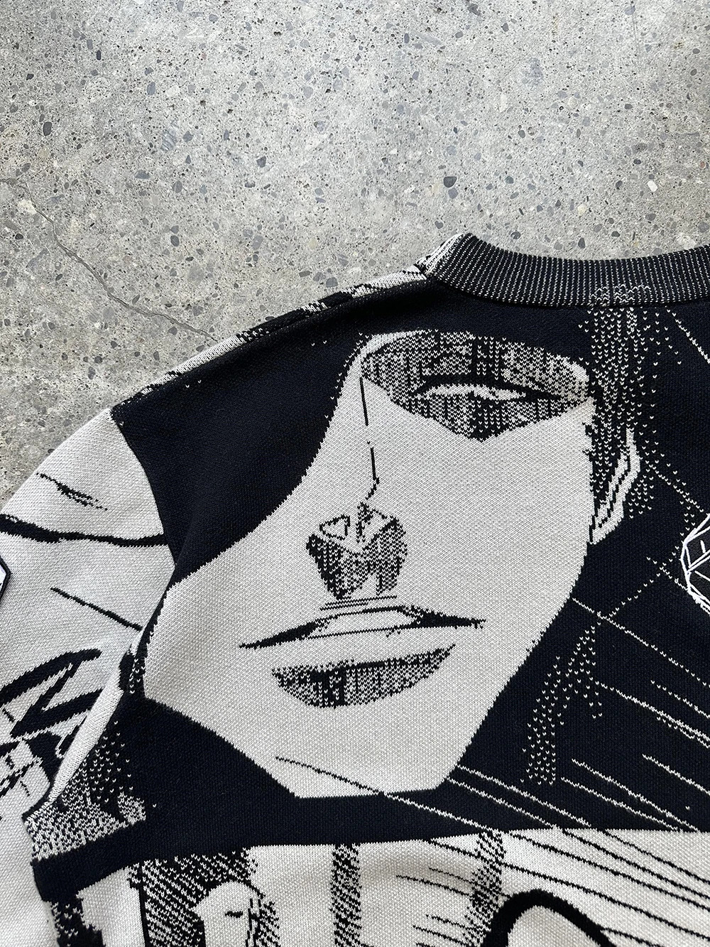 2000S Mens Anime Printed Y2K Hoodie Sweatshirt Harajuku Pattern Street Long Sleeve Hoodie 240821