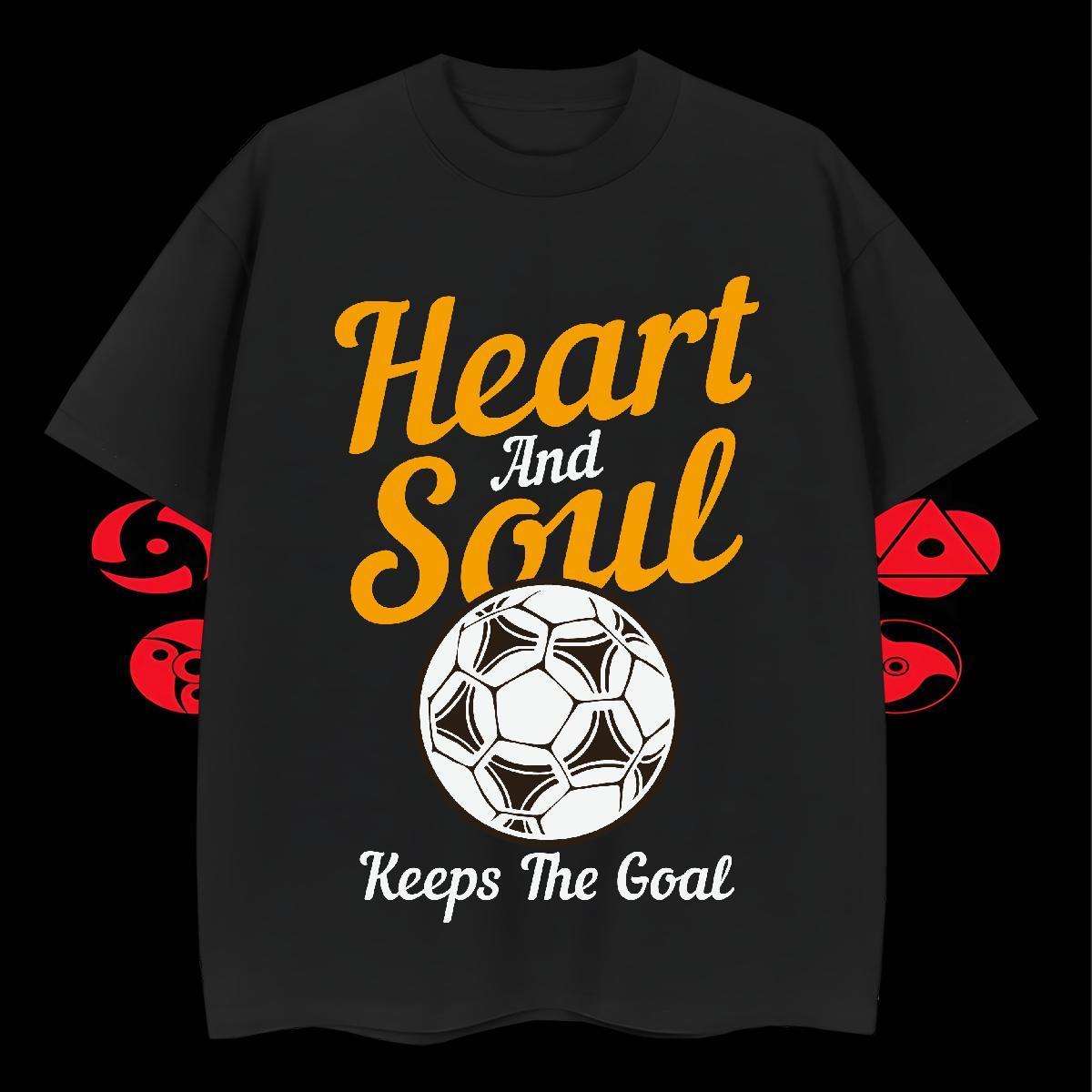 Classic Men Tshirts Anime Printing Street 230g Pure Cotton Black Oversized Crew Neck football Man T Shirts Customized Tops Tees