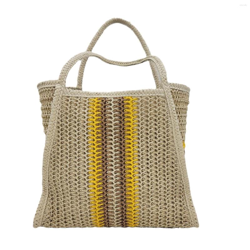 Totes Wholesale Straw Bag For Women 2024 Beach Seaside Holiday Single Room Large Capacity Woven Commuter Tote