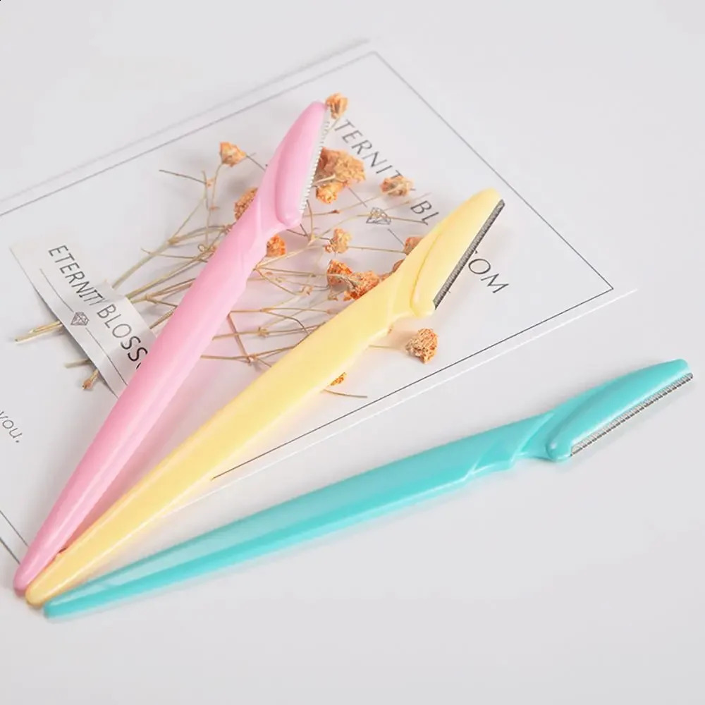 310pcs Eyebrow Shaver Trimmer Female Hair Remover Blade Used for Beauty and Makeup Tools 240801