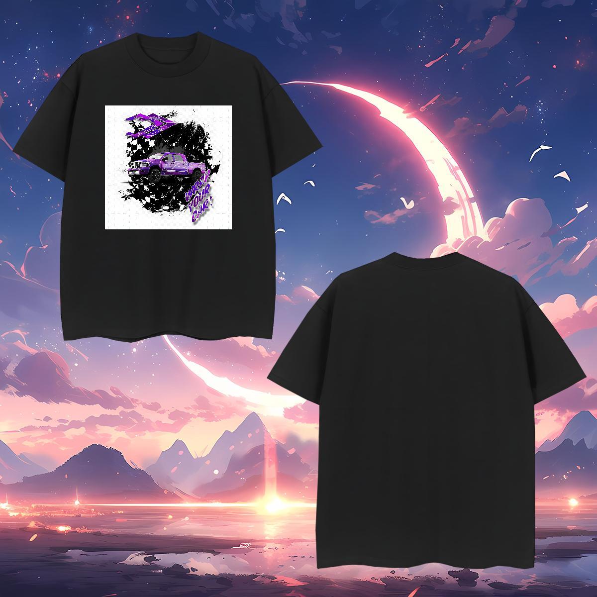 Comfortable car T-Shirts Casual Beach Men Tees 100% Cotton 230g Factory Direct Short Sleeve O-Neck Oversized Tops