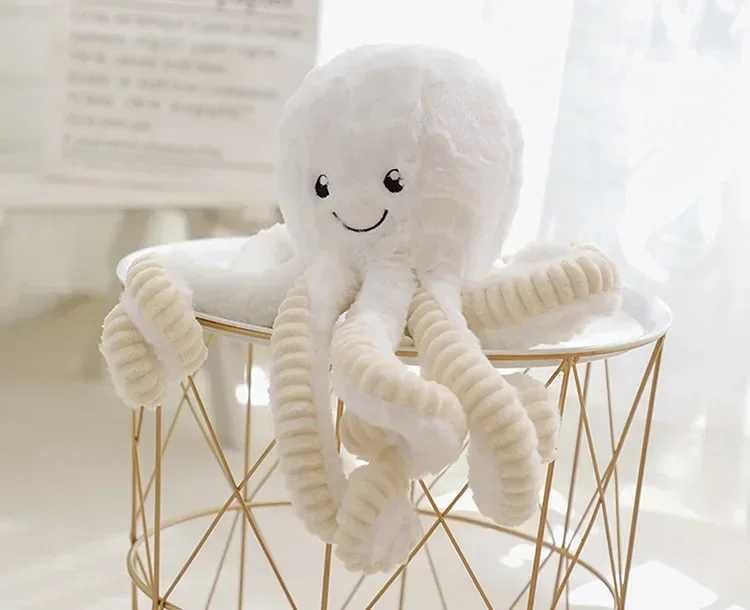 Super cute simulated octopus pendant plush filled soft toy animal home accessories doll childrens gift W240821 - view 4