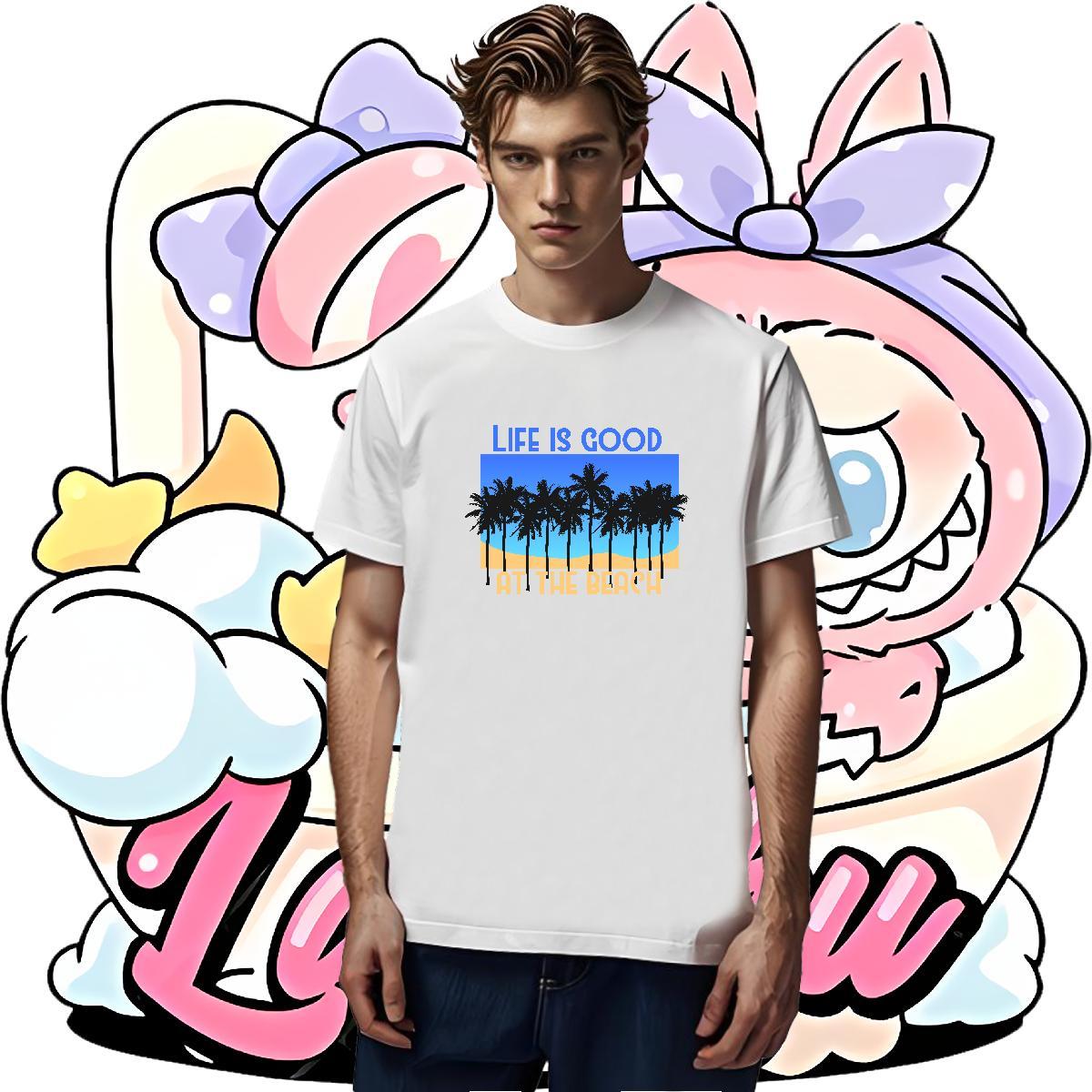Cool Design Tshirt for Man Woman Summer Casual 100% Cotton 230g Cartoon Print Breathable Short Sleeve beach T-Shirts for Men Wholesale Wear