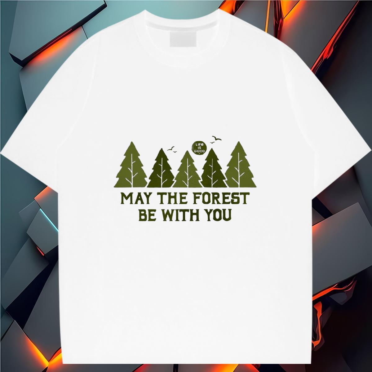 TOP Quality T Shirts Women Breathable Soft 230g Pure Cotton Women Tees Anime Oversized tree Casual Daily Wear Brand Clothes Shirt