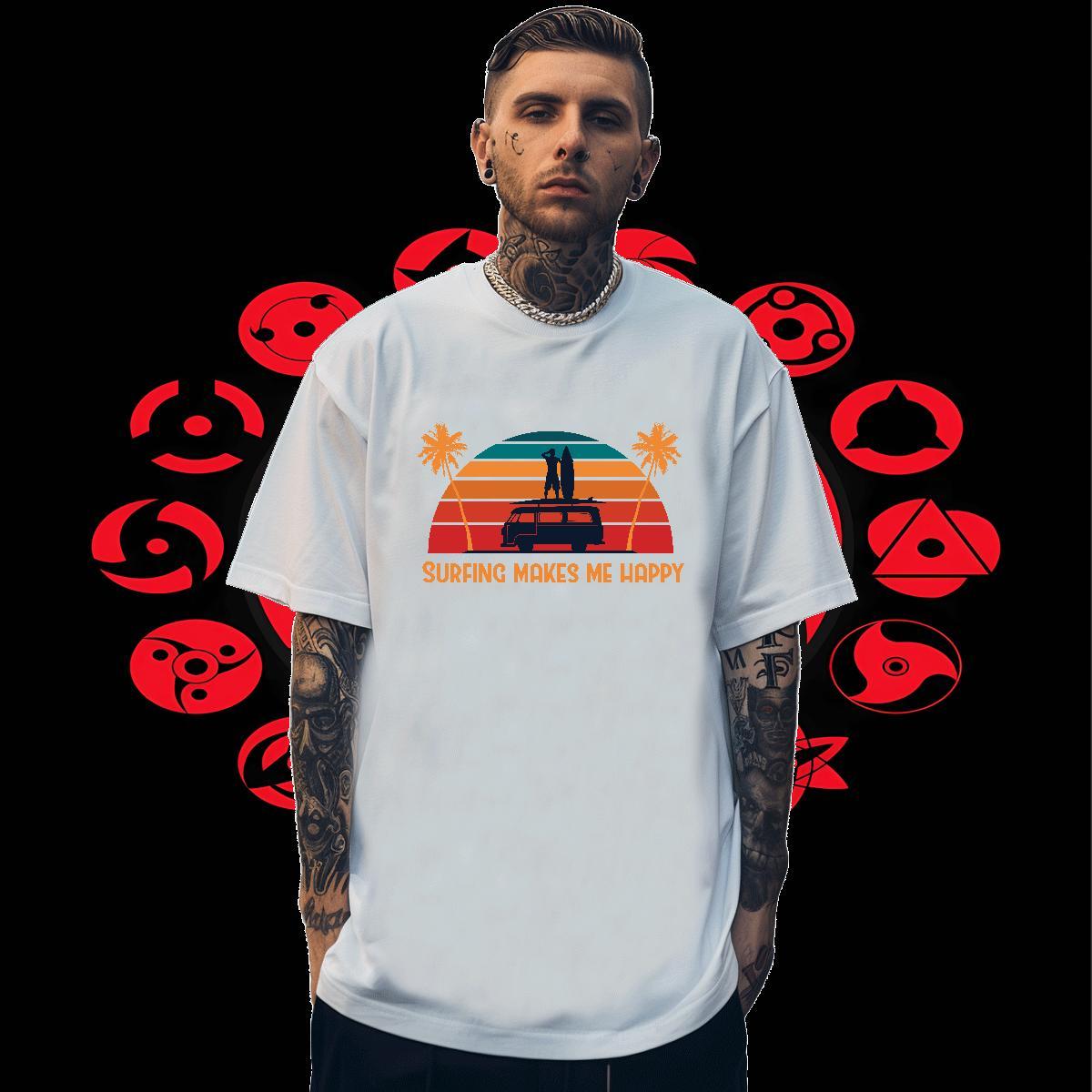 Classic Men Tops Tees Sports Casual 230g Cotton Skull Breathable Soft tree Men T Shirts Classic Casual Clothes