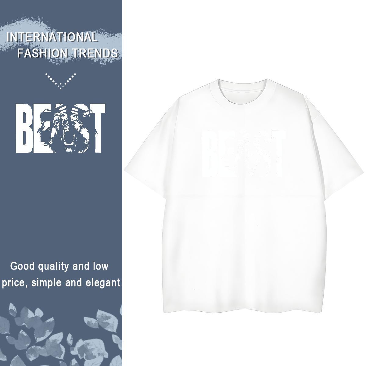 Designer Lady T shirt 230g Cotton letter Spring Summer T Shirt For Woman Round Neck Short Sleeve Anime Print Tops Tees