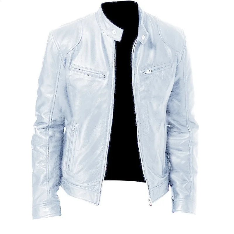 Classic Mens Elegant Leather Jacket for Men - Classical and Fitting Outerwear for Any Occasion 240822