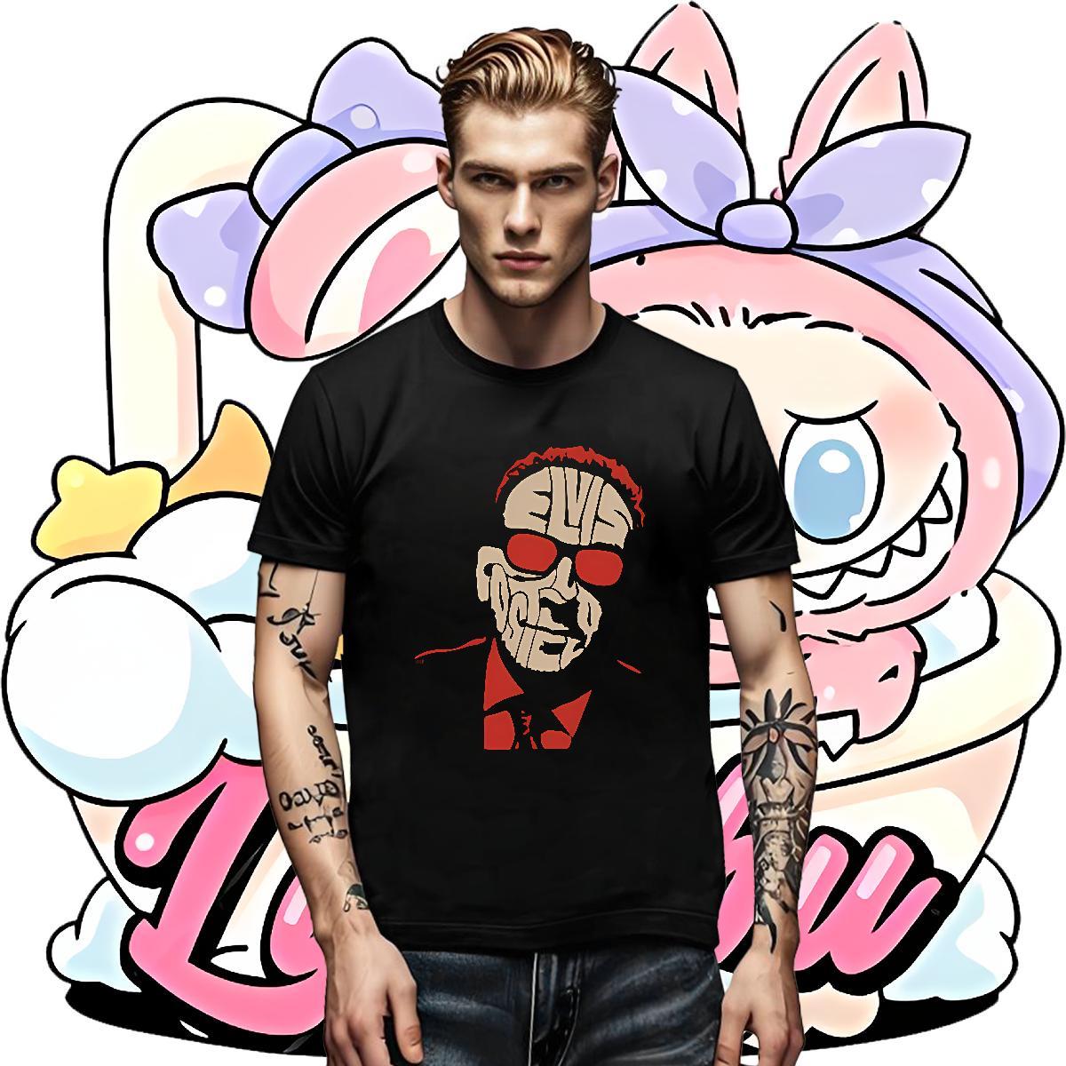 DIY man Men Tshirts 100% Cotton 230g T shirt Black White Hip Hop Street Short Sleeve O-Neck Cool Design Clothes